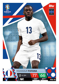 Youssouf Fofana France Topps Match Attax EURO 2024 #FRA10